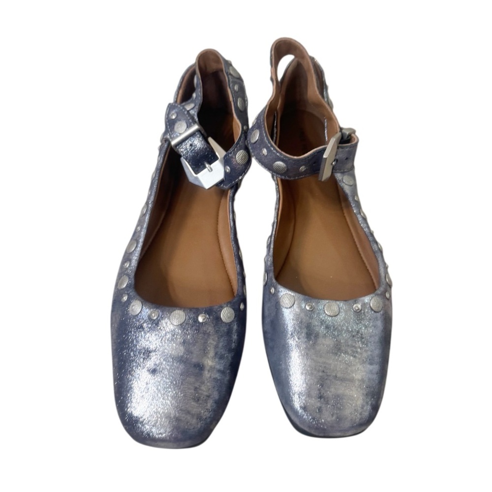 💥 FREE PEOPLE distressed MYSTIC Mary Jane flats women’s size 8.5 💥LIKE NEW - Picture 7 of 16
